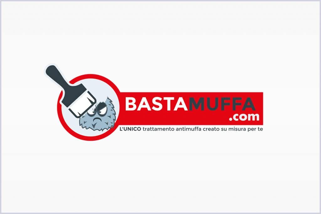 Il logo BastaMuffa realizzato da PowerLogo.